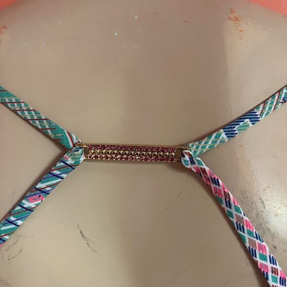 BEACH BUNNY AZTEC SWIM COVER-UP ROMPER!! - Picture 4 of 7